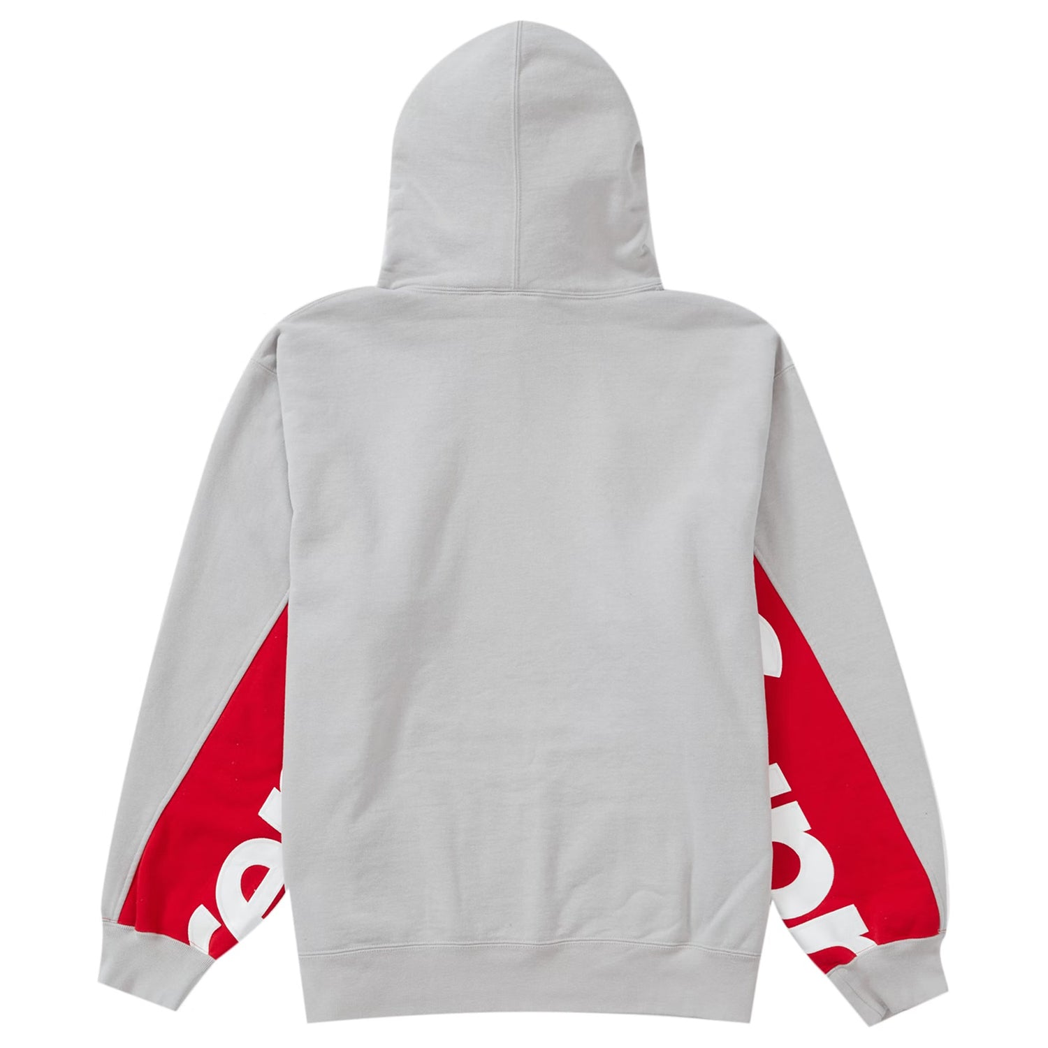 Supreme Cropped Panels Hooded Sweatshirt Grey