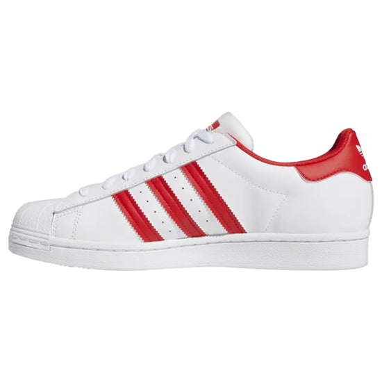 adidas Superstar Cloud White Vivid Red