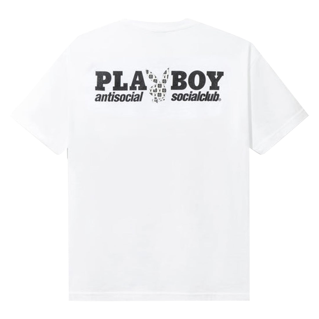 Anti Social Social Club Playboy Checkered T-shirt White