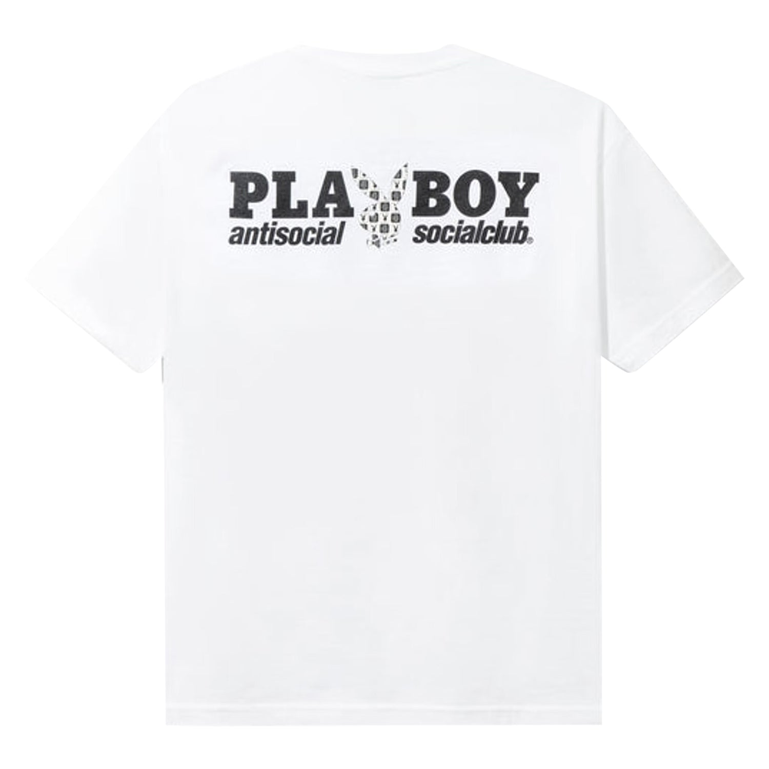 Anti Social Social Club Playboy Checkered T-shirt White