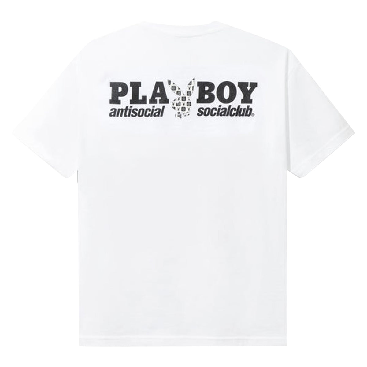 Anti Social Social Club Playboy Checkered T-shirt White