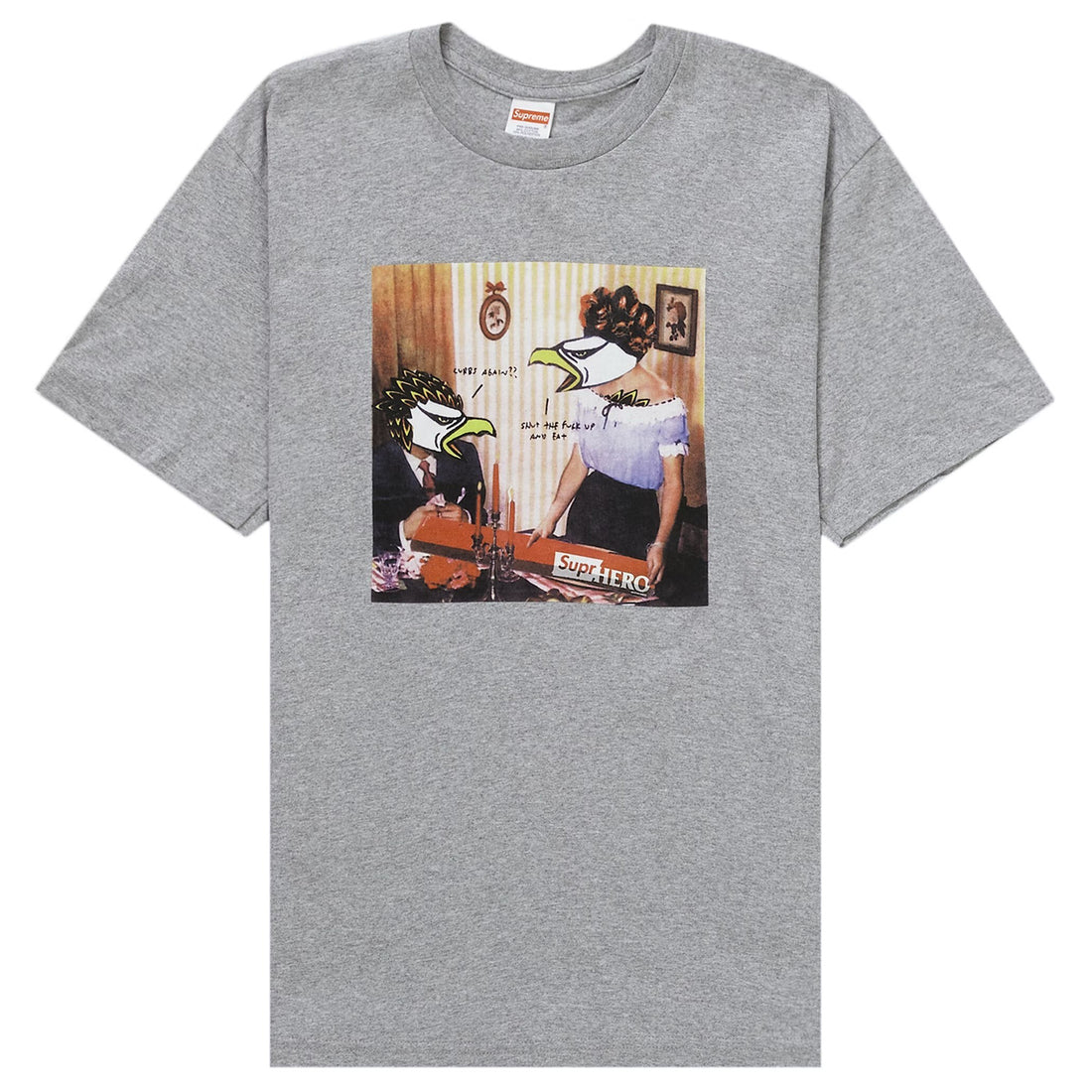 Supreme ANTIHERO Curbs Tee Heather Grey
