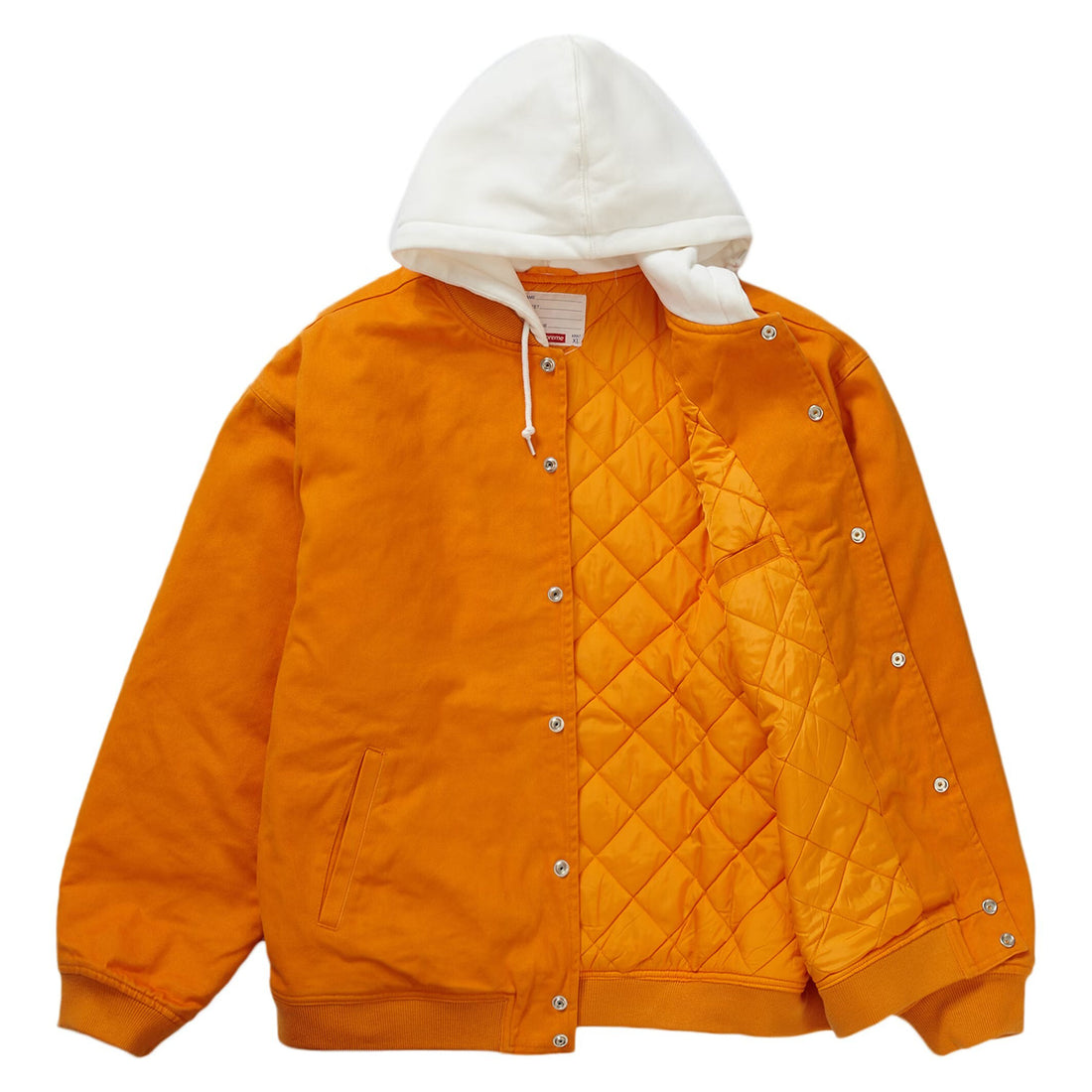 Supreme Hooded Twill Varsity Jacket Mens Style : Ss22j85