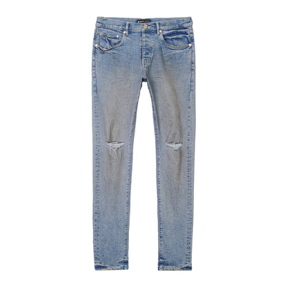 Purple-brand Vintage Indigo Faded Mens Style : P001-vigo322