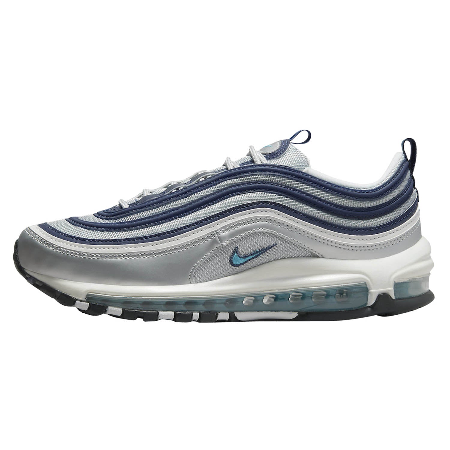 Nike Air Max 97 Metallic Silver Chlorine Blue