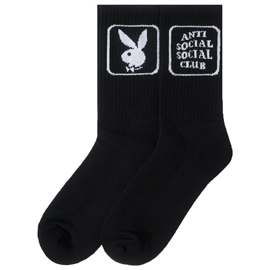 Anti Social Social Club Playboy Bunny SocksBlack