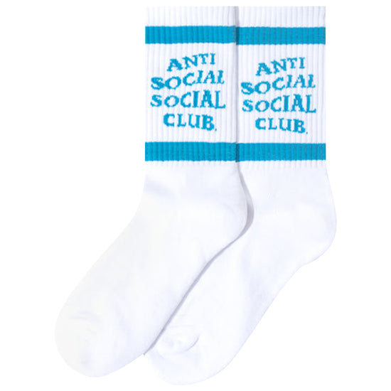 Anti Social Social Club Down The Tube Socks Blue/White