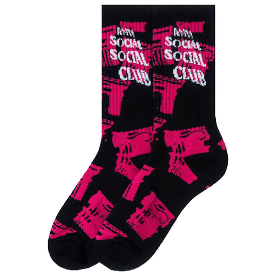 Anti Social Social Club Collapse Socks Black