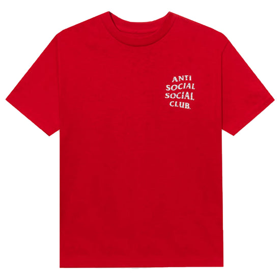 Anti Social Social Club Case Study Flag T-shirt Red