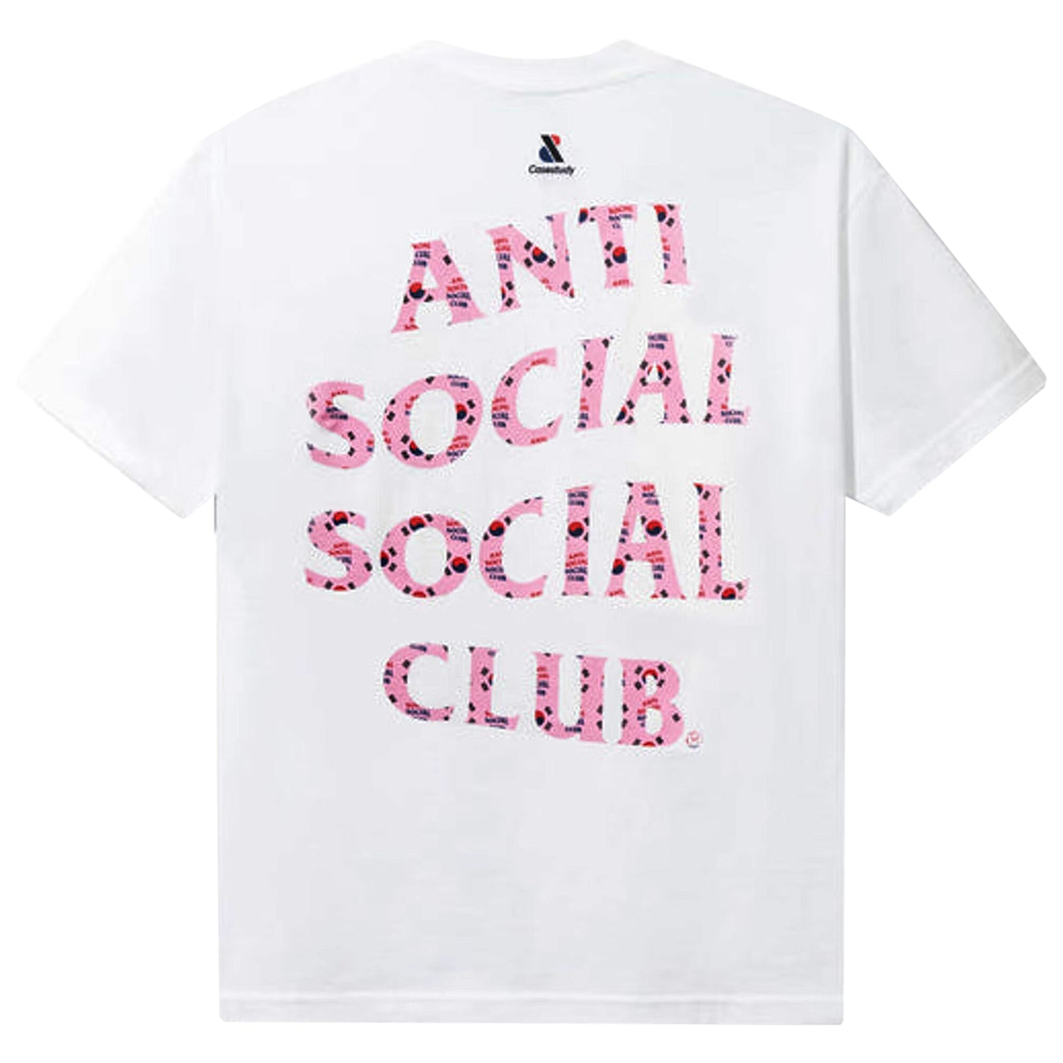 Anti Social Social Club Case Study Flag T-shirt White