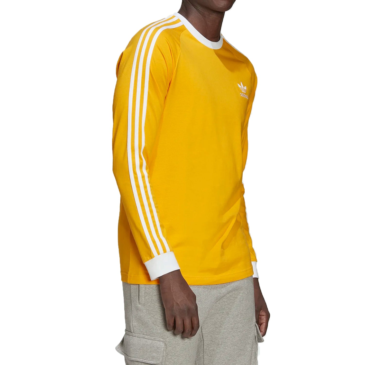 Adidas 3-stripes Ls Tee Mens Style : Hk7287