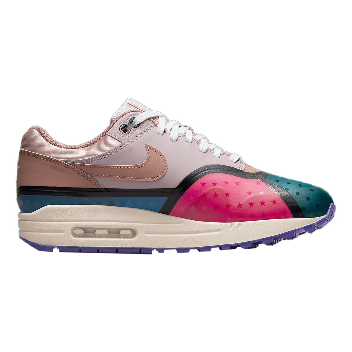 Nike Air Max 1 Premium Plum Fog Fossil Rose (Women&