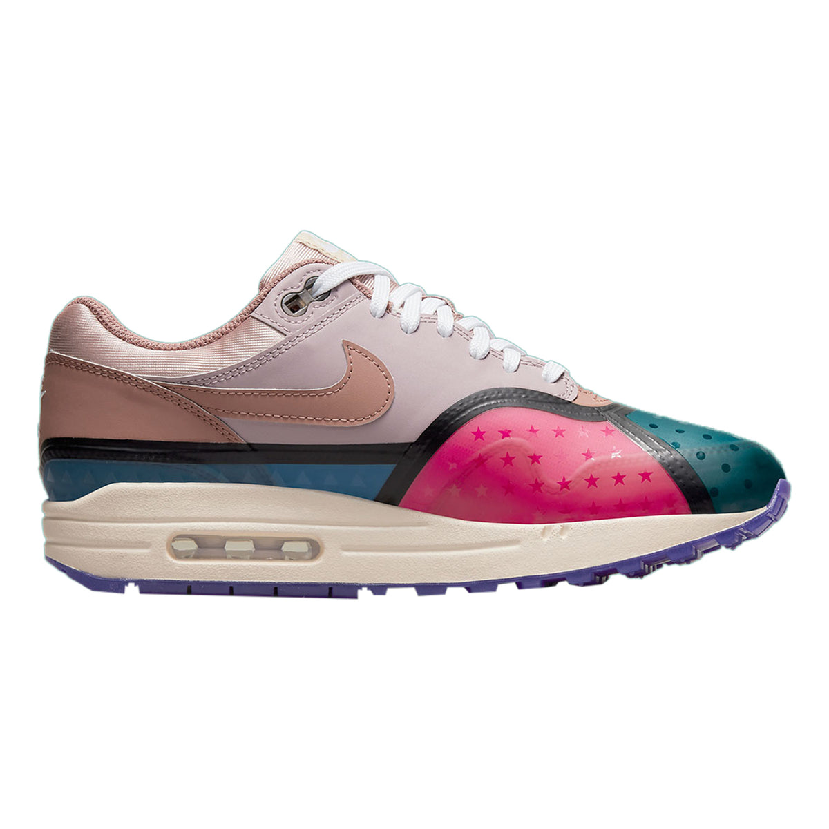 Nike Air Max 1 Premium Plum Fog Fossil Rose (Women&