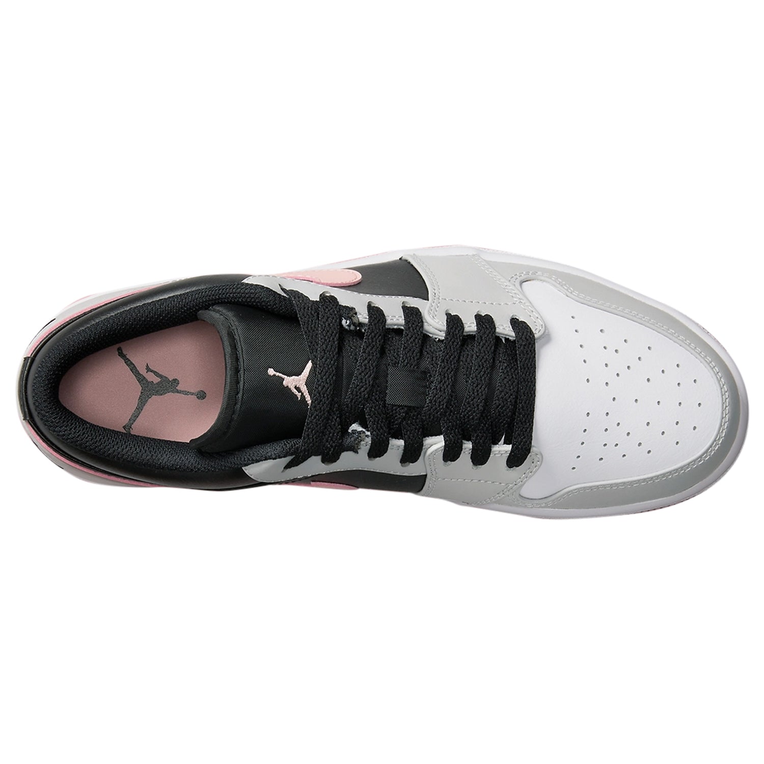 Jordan 1 Low Black Grey Pink
