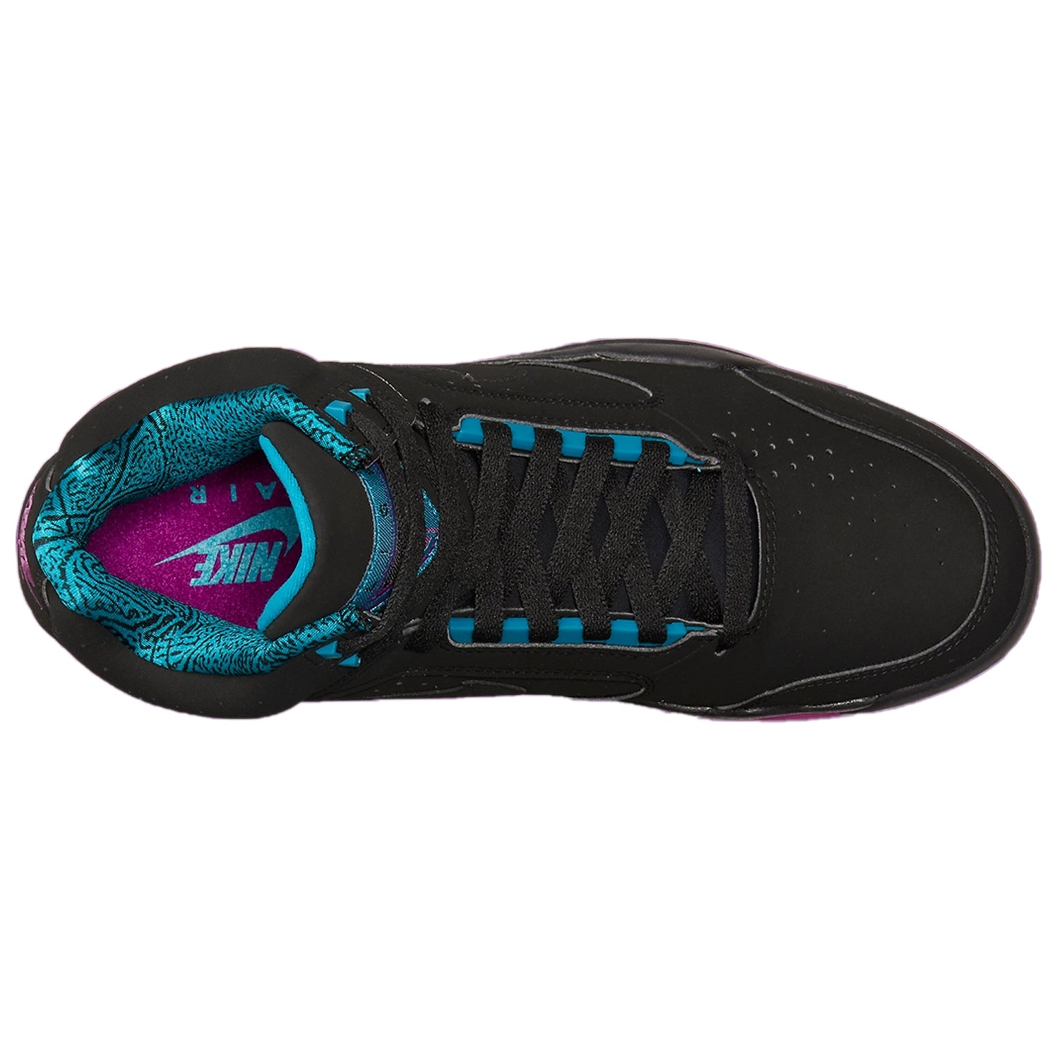 Nike Air Flight Lite II Mid Black Cyber Teal