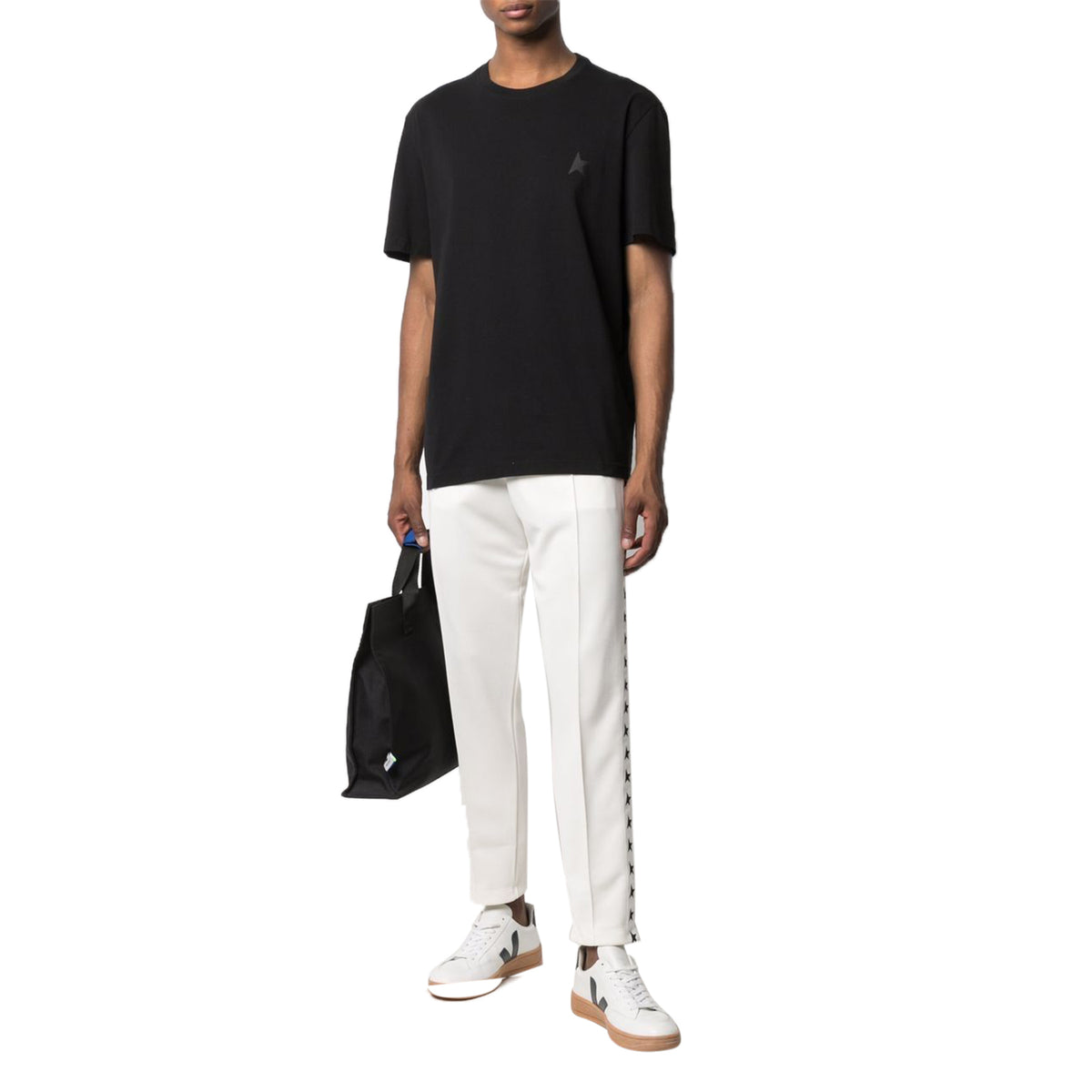 Golden Goose Regular S/s T-shirt Mens Style : Gmp01220.p000593.90100