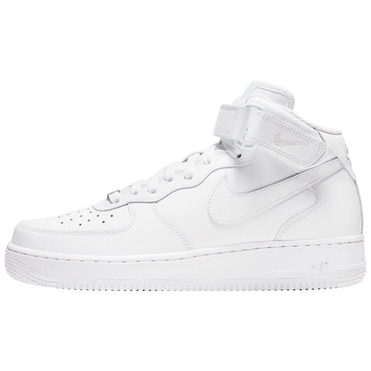 Nike Air Force 1 Mid Triple White (Women&