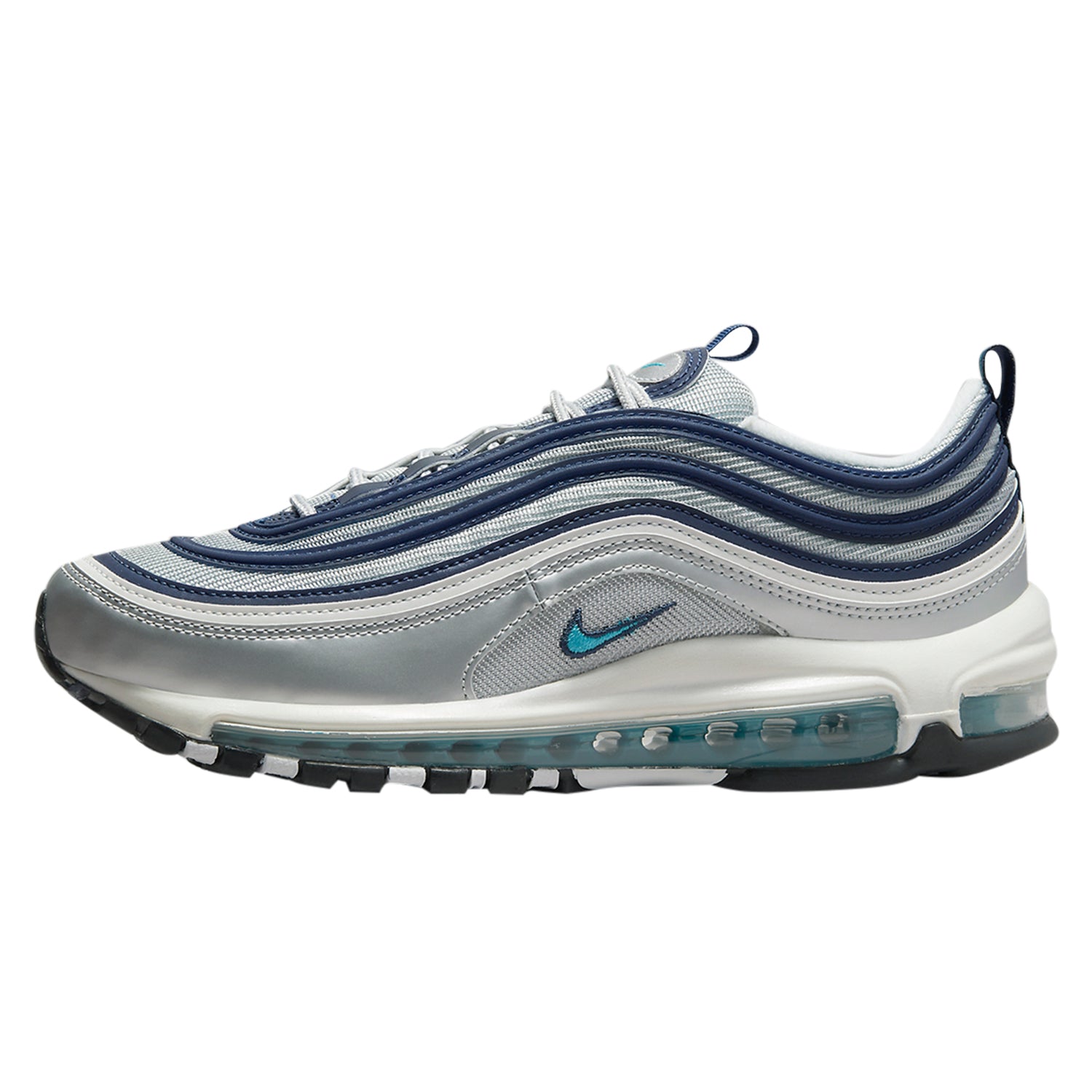 Nike Air Max 97 Metallic Silver Chlorine Blue (Women&
