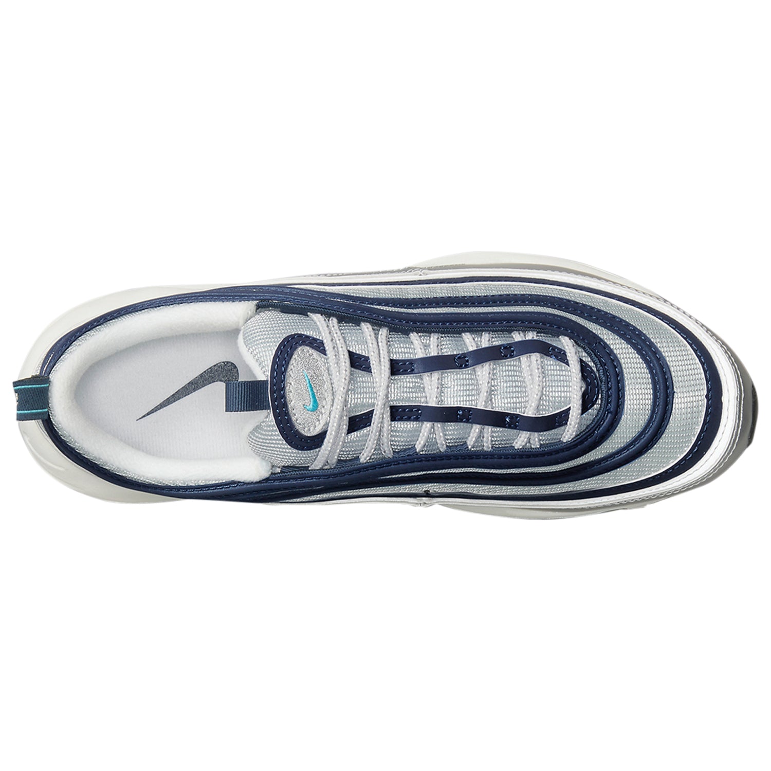 Nike Air Max 97 Metallic Silver Chlorine Blue (Women&