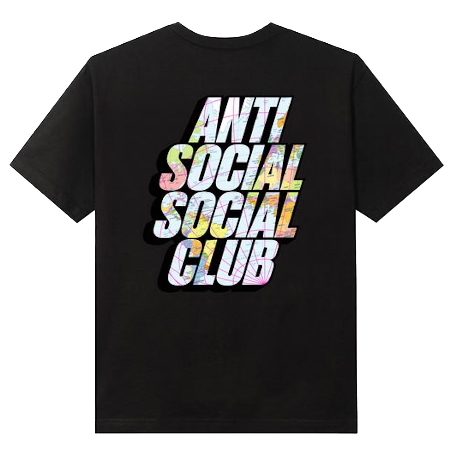 Anti Social Social Club Drop A Pin T-shirt Black