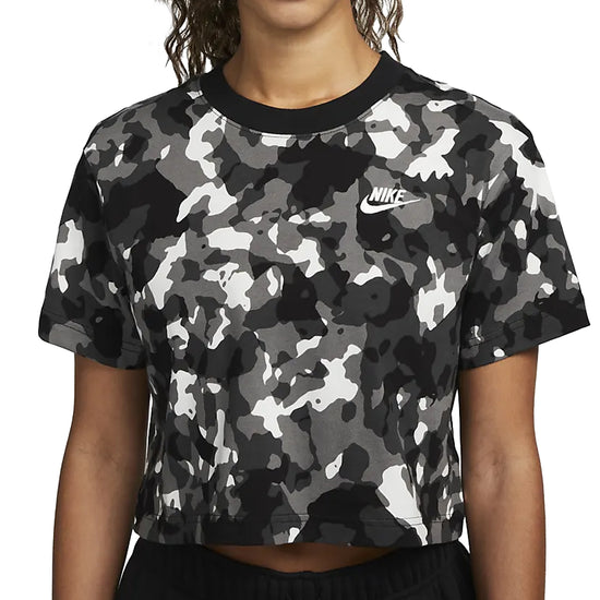 Nike AOP Confetti Crop Tee Womens Style : Dq5966