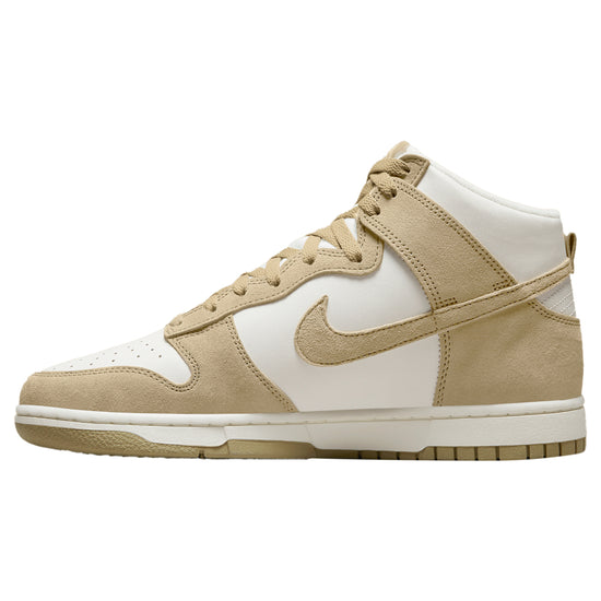 Nike Dunk High Tan Suede White