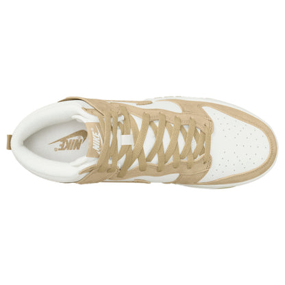 Nike Dunk High Tan Suede White