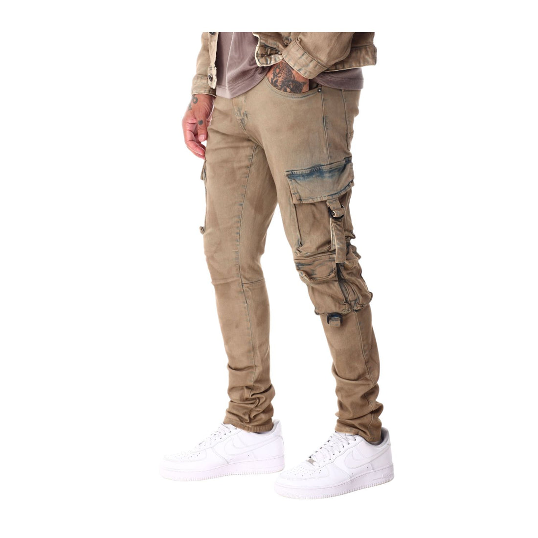 Smoke Rise Overspray Utilitty Fashion Jean Mens Style : Jp22507