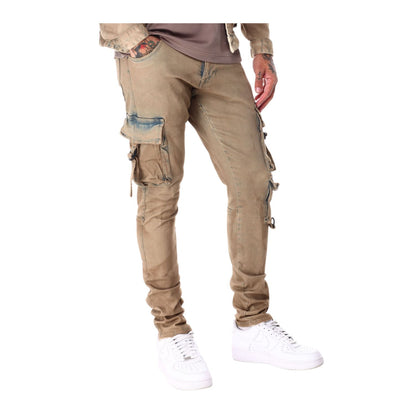 Smoke Rise Overspray Utilitty Fashion Jean Mens Style : Jp22507