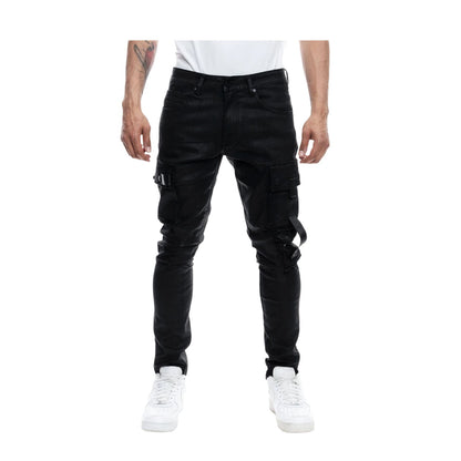 Smoke Rise Overspray Utilitty Fashion Jean Mens Style : Jp22507