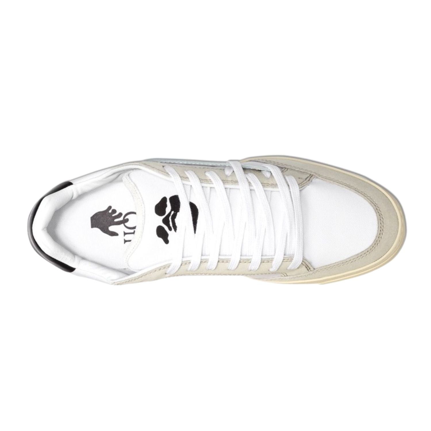 OFF-WHITE Vulcanized 5.0 Low Top Distressed White White