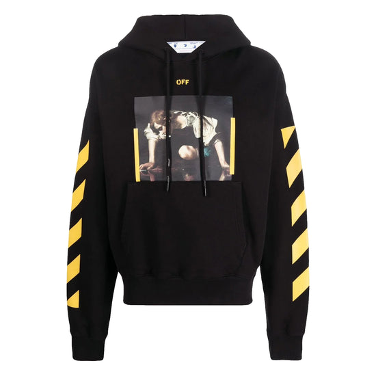 Off-white Diag Arr Carav Narcis Over Hoodie Mens Style : Ombb037c99fle01