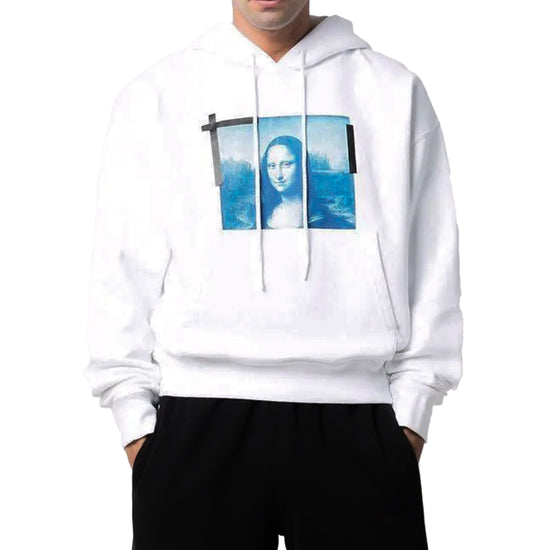 Off-white Monalisa Over Hoodie Mens Style : Ombb037c99fle00