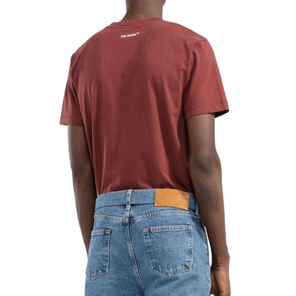 Off-white Single Arrow Slim S/s Tee Mens Style : Omaa027f22jer00