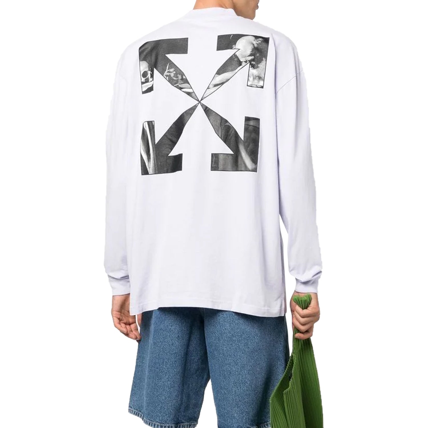 Off-white Caravag Arrow Over Mocknsc Mens Style : Omab032f22jer00