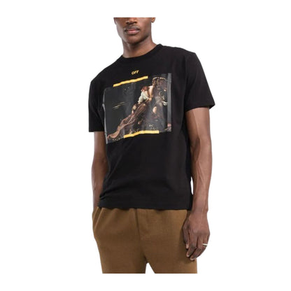 Off-white Diag Arr Carav St Fran Slim Tee Mens Style : Omaa027c99jer01