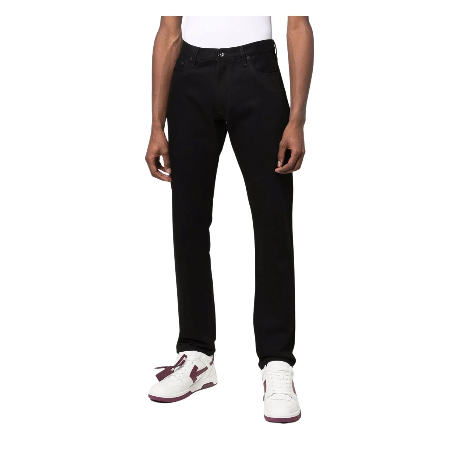 Off-white Diag Tab Slim Jeans Mens Style : Omya102c99den00