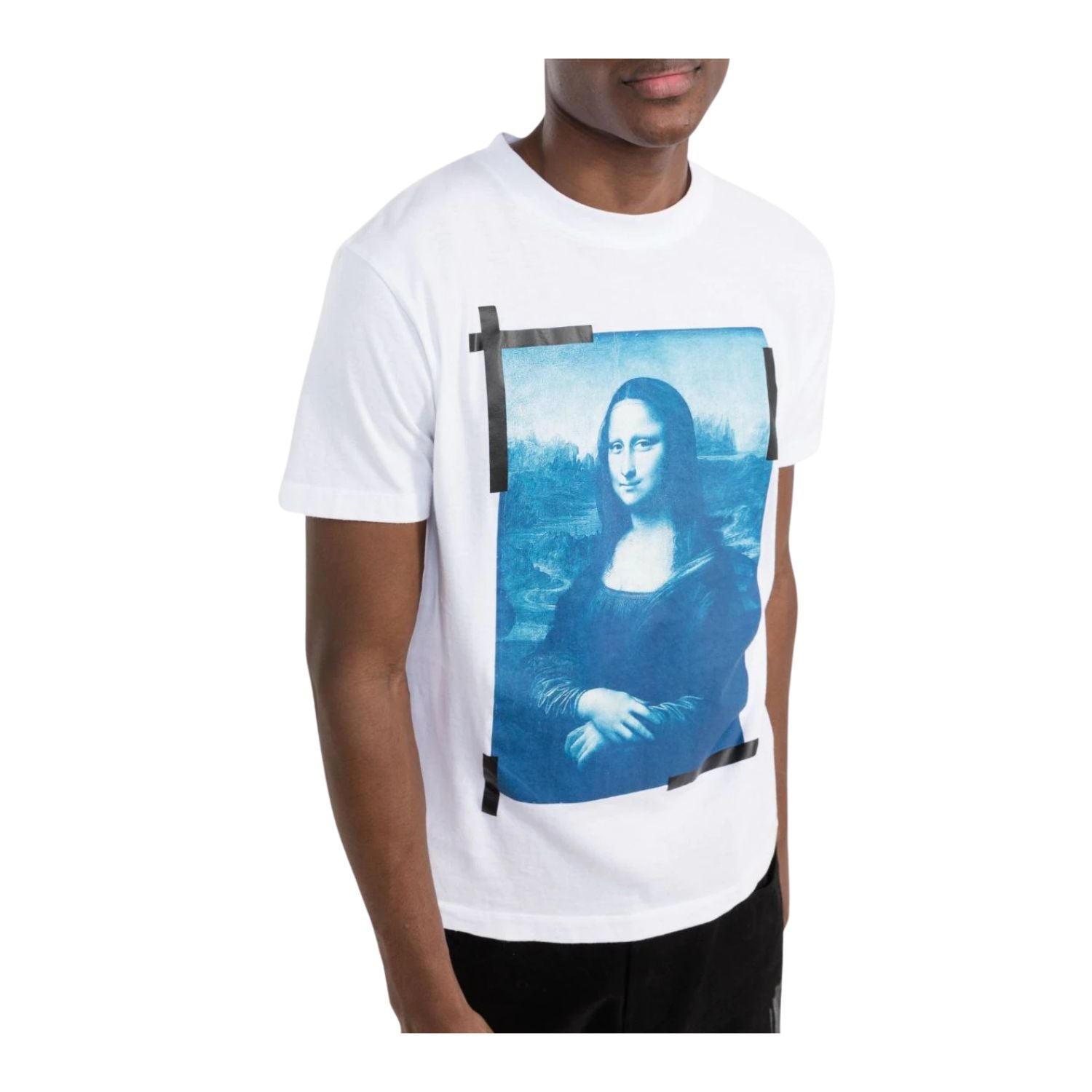 Off-white Monalisa Slim S/s Tee Mens Style : Omaa027c99jer00