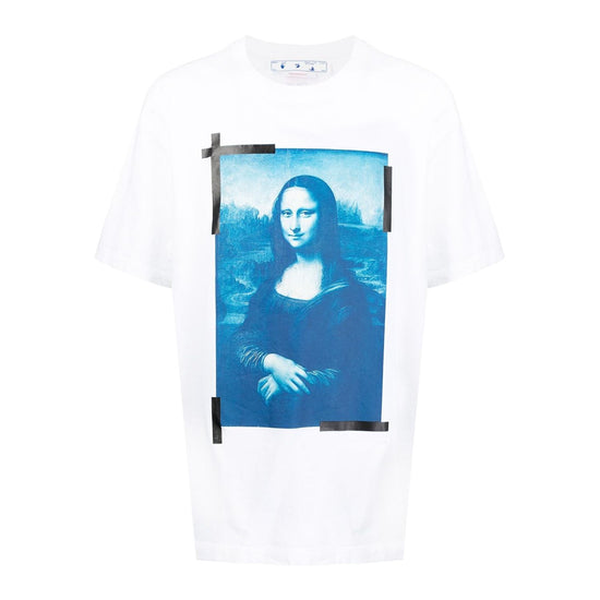 Off-white Monalisa Over S/s Tee Mens Style : Omaa038c99jer00