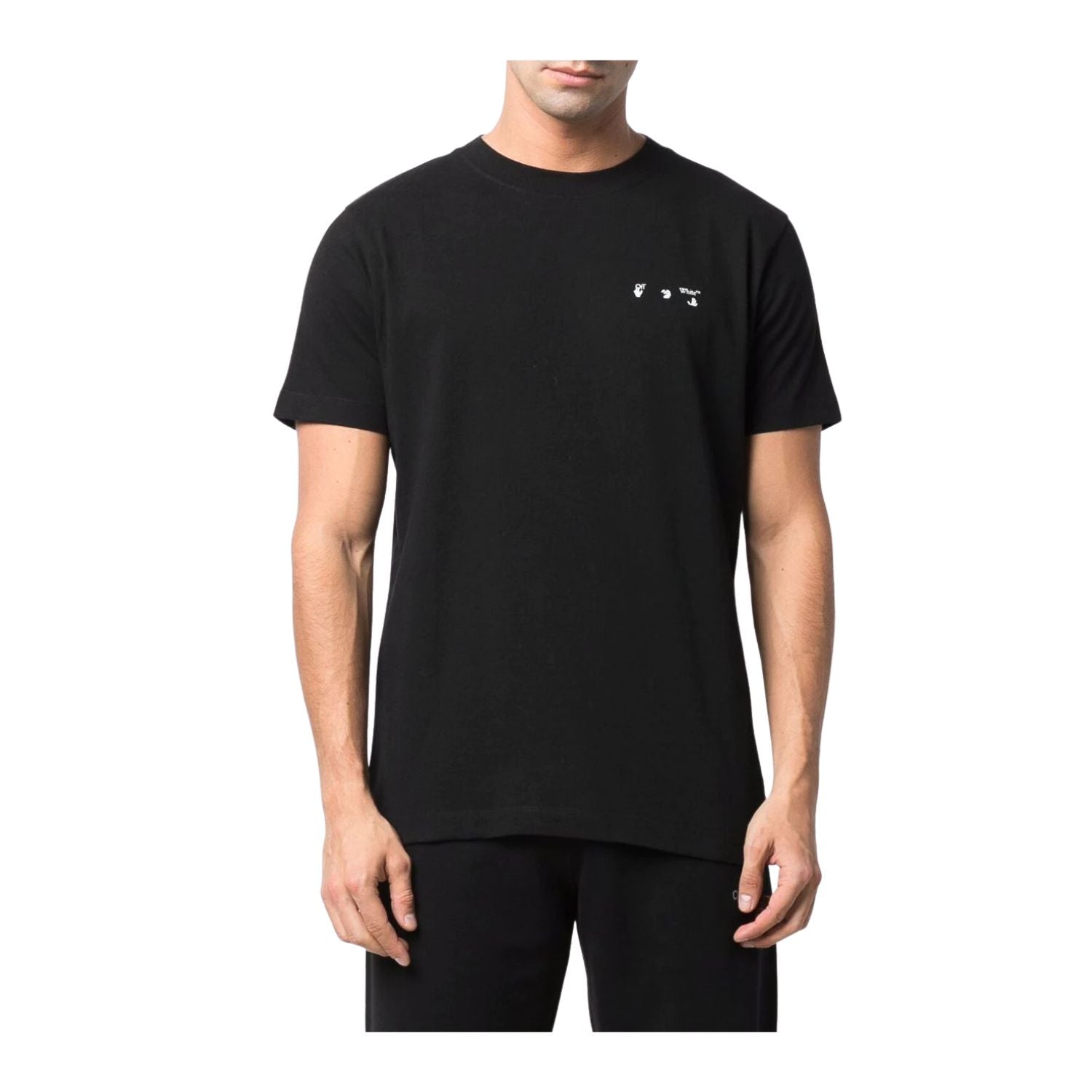 Off-white Caravag Paint Slim S/s Tee Mens Style : Omaa027c99jer00