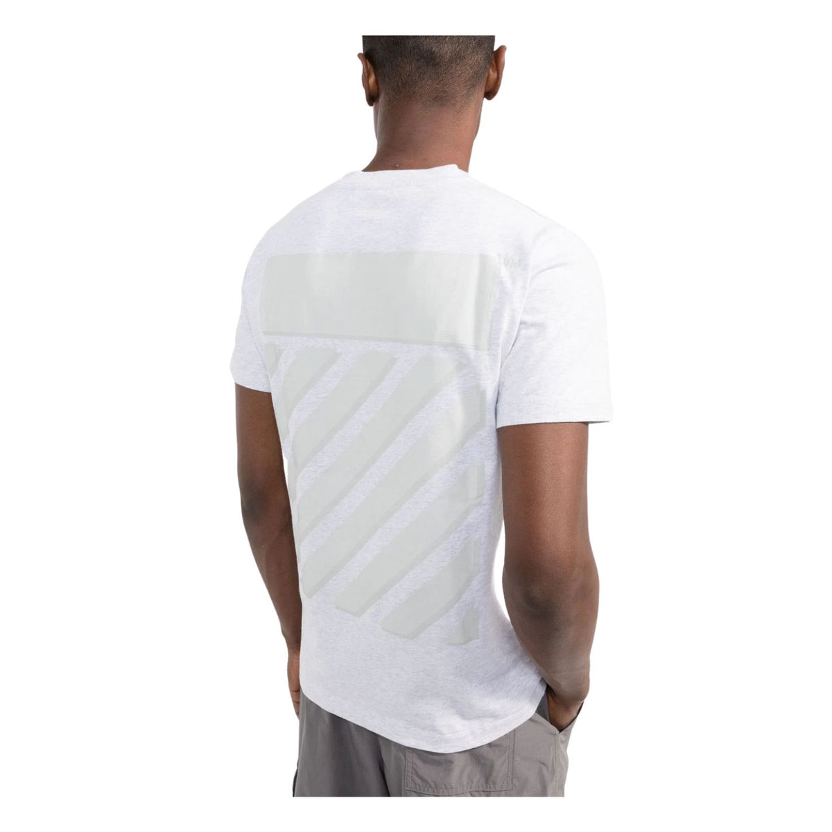 Off-white Diag Tab Slim S/s Tee Mens Style : Omaa027f22jer00