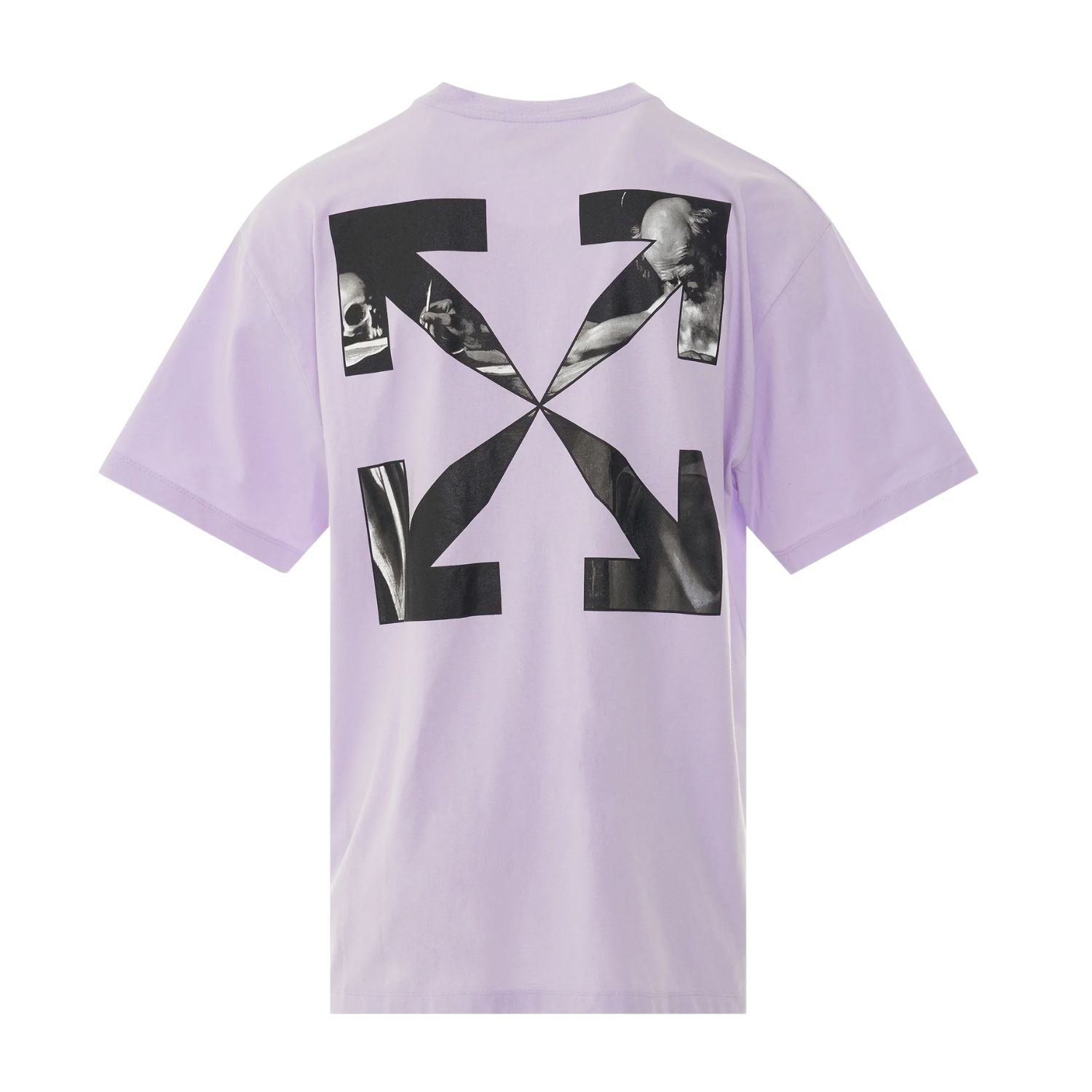 Off-white Caravag Arrow Over S/s Tee Mens Style : Omaa038f22jer00