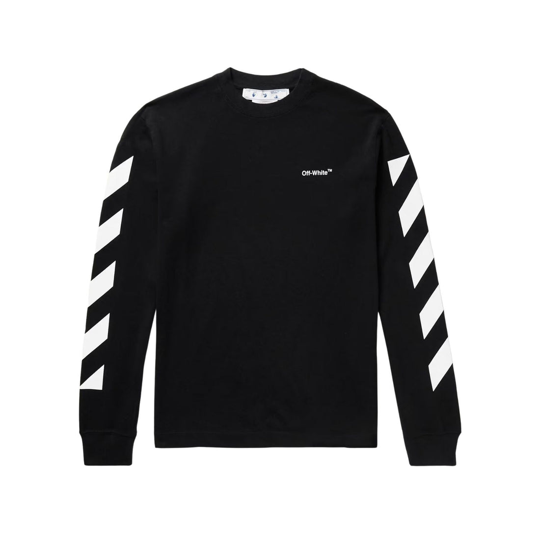 Off-white Diag Arrow Skate L/s Tee Mens Style : Omab064c99jer01