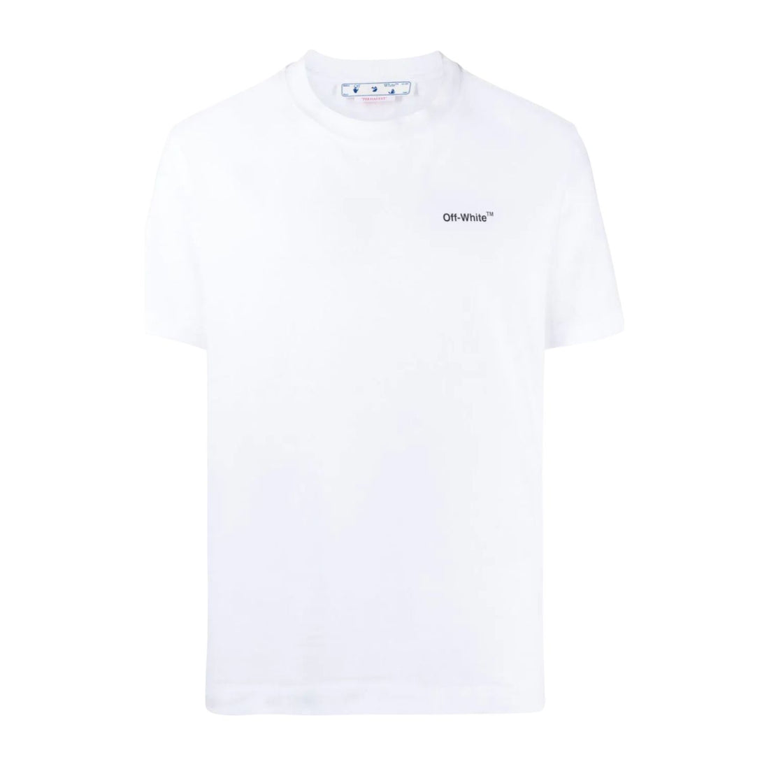OFF-WHITE Text Logo Caravaggio Saint Jerome Writing Arrows Slim Fit T-Shirt White/Black