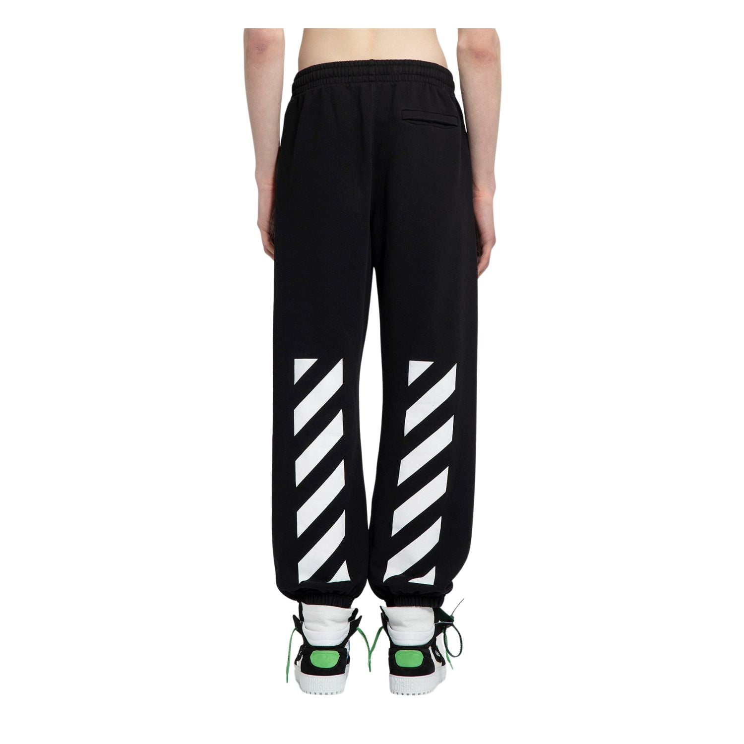 Off-white Diag Helvetica Slim Sweatpant Mens Style : Omch029c99fle00