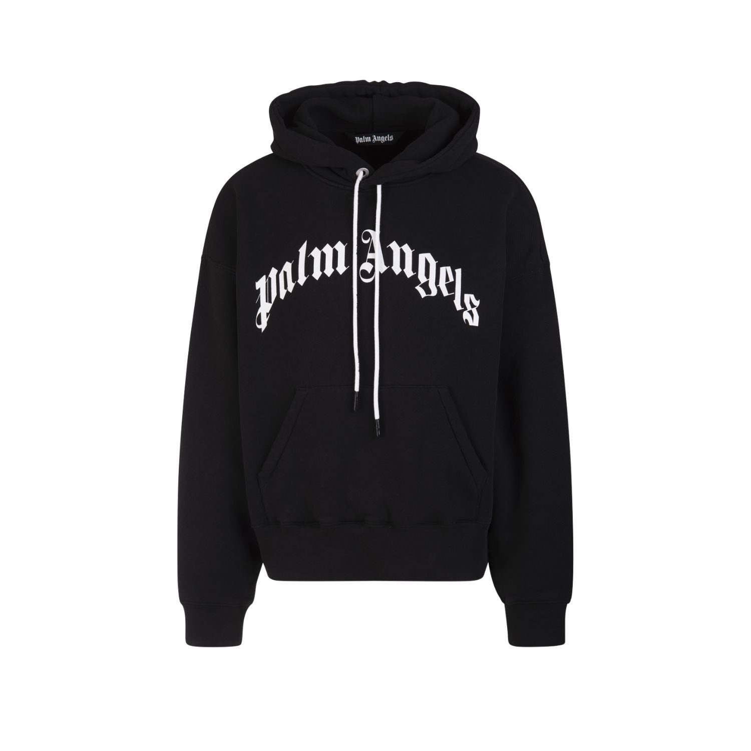 Palm Angels Logo-Print Sweatshirt Black/White