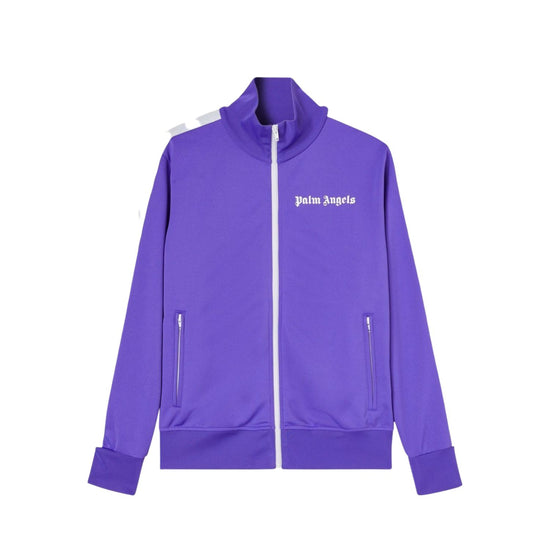 Palm Angels Purple Track Jacket Purple/White