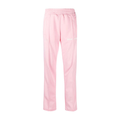 Palm Angels Womens Track Pants Almond Blossom/White