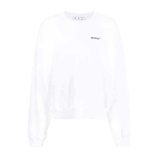 Off-white Caravag Arrow Over Crewneck Mens Style : Omba058c99fle00