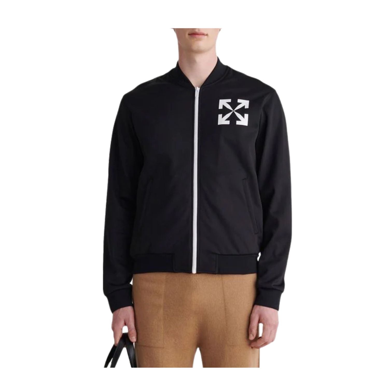 Off-white Single Arrow Slim Tracktop Mens Style : Ombd037c99fab00